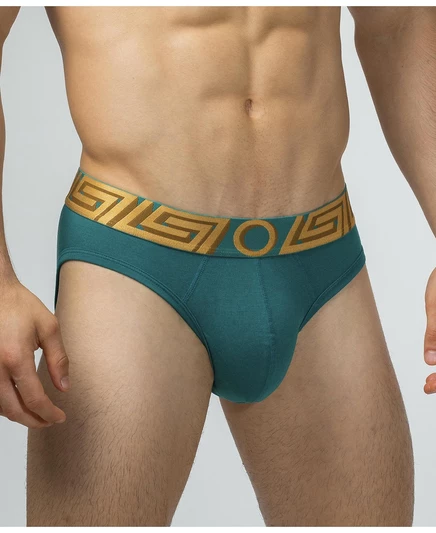 Мужские трусы Rounderbum O My God Package Brief, зеленые