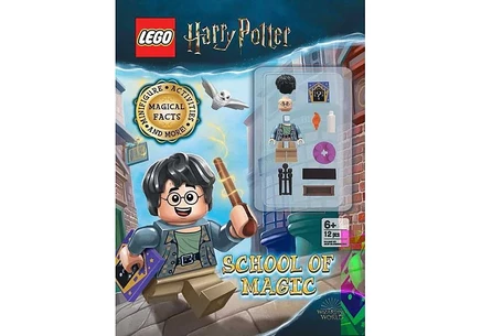 Книга-активити LEGO Harry Potter: Школа магии с минифигуркой