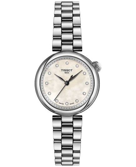 Женские часы Tissot Desir, 28 мм, сталь, с бриллиантами