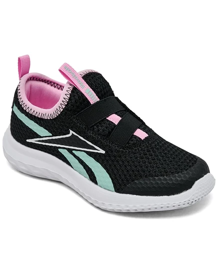 Повседневные кроссовки-слипоны Reebok Toddler Kids Rush Runner от Finish Line черного цвета