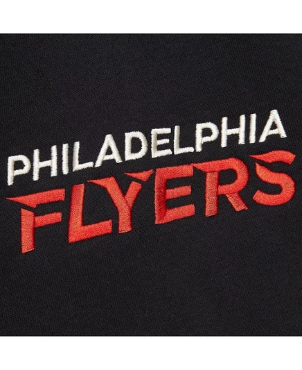 Женская черная толстовка-пуловер на шнуровке от Mitchell & Ness Philadelphia Flyers Heritage black