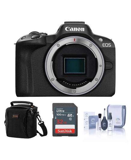 Беззеркальный фотоаппарат Canon EOS R50 комплект, черный