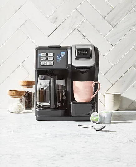 Кофеварка Hamilton Beach FlexBrew двухрежимная, черная
