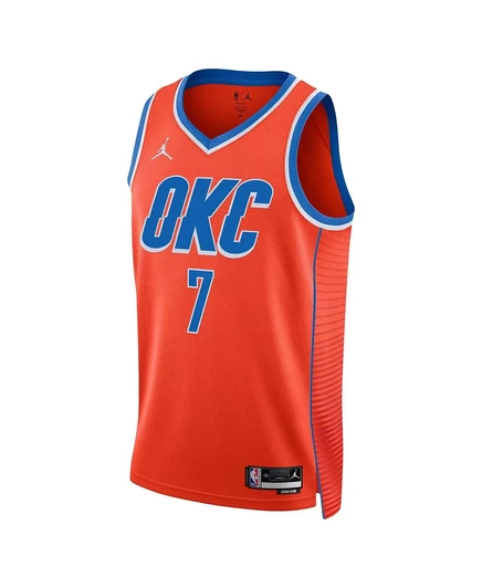 Мужская и женская майка Jordan Chet Holmgren Swingman Statement, оранжевая