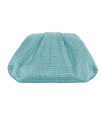 Женский клатч Nina Crystal Encrusted Frame, зеленый