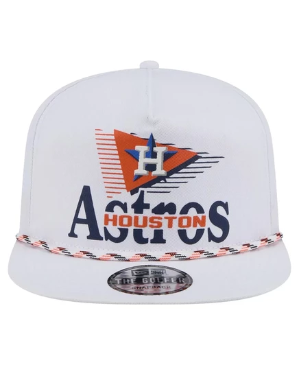 Мужская белая кепка-бейсболка для гольфа Houston Astros Collide от New Era white