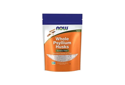 Клетчатка NOW Foods цельная шелуха псиллиума, 454 г
