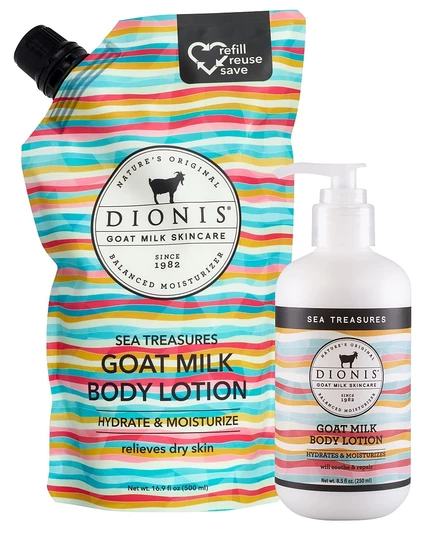Лосьон для тела Dionis Sea Treasures, набор с рефилом