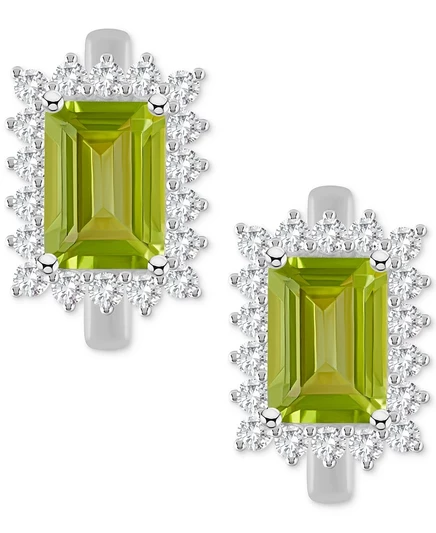 Женские серьги-конго Macy's из серебра, перидот