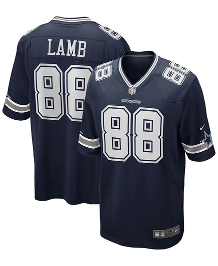Мужская футболка Nike CeeDee Lamb Dallas Cowboys для альтернативной игры blue