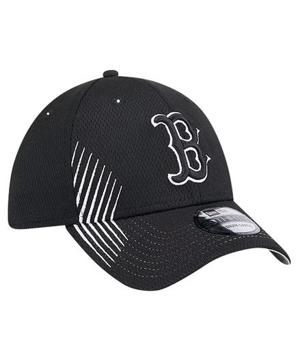 Мужская кепка New Era 39THIRTY Boston Red Sox, черная