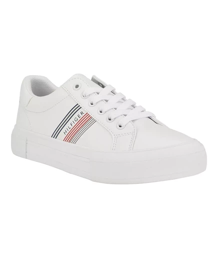 Женские кроссовки Andrey Casual на шнуровке от Tommy Hilfiger white stripe multi