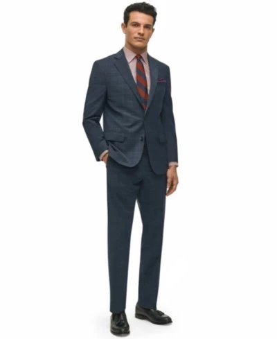 Мужской костюм B by Brooks Brothers, шерсть с эластаном