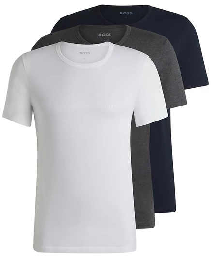 Мужские футболки Hugo Boss, 3 шт., хлопок, разноцветные