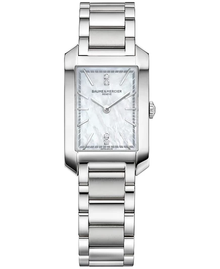 Женские часы Baume&Mercier Hampton с бриллиантами, перламутр