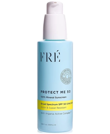 FRE Protect Me 50 Минеральный солнцезащитный и увлажняющий крем, 1,69 унции, без цвета