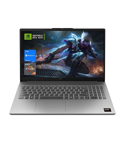 Ноутбук Lenovo LOQ 15.6″, Ryzen 7, 16ГБ, RTX 4050, 1ТБ, серый