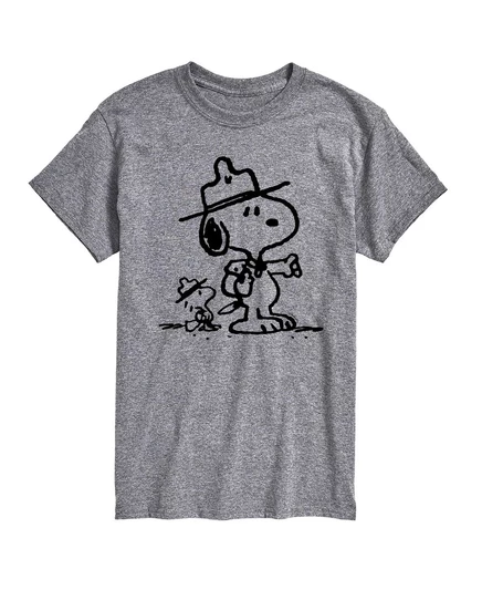 Гибридная одежда AIRWAVES Peanuts Наружная мужская футболка с коротким рукавом ath hthr