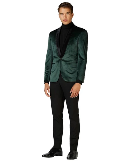 Мужской смокинговый пиджак Opposuits Deluxe, зеленый