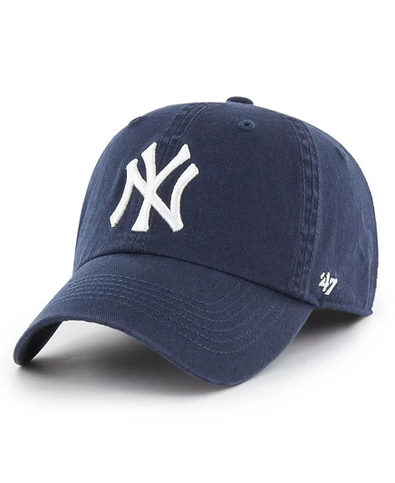 Мужская приталенная шляпа с логотипом франшизы New York Yankees 47-го года выпуска темно-синего цвета
