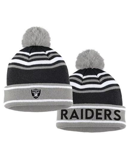 Женская шапка и шарф WEAR by Erin Andrews Raiders, черный