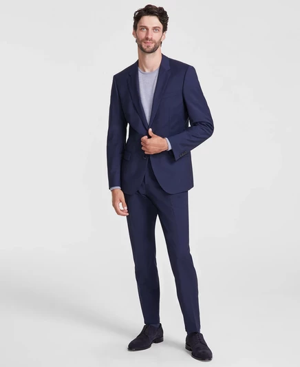 Мужской костюм Hugo Boss HUGO Superflex, черный