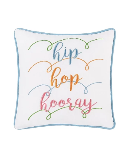Декоративная подушка C & F Home «Hip Hop Hooray», 25×25 см, белая