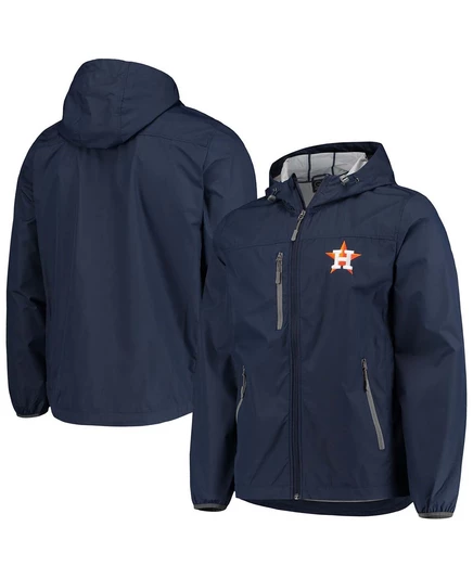 Мужская темно-синяя куртка Houston Astros Double Play с капюшоном на молнии navy