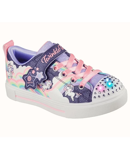 Twinkle Toes от Skechers для маленьких девочек: Повседневные кроссовки Twinkle Sparks с подсветкой в виде единорога от Finish Line multi