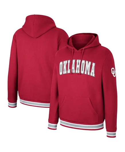 Мужское худи Colosseum Oklahoma Sooners, красное