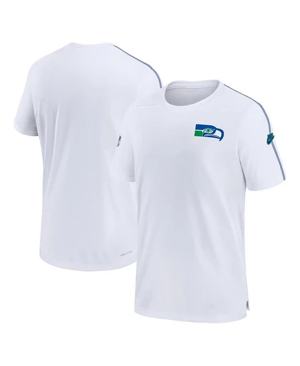 Мужская белая футболка Nike с альтернативным логотипом Coach Performance от Nike Seattle Seahawks white