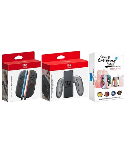 Контроллеры Nintendo Switch 2 Joy-Con с зарядным грипом, черные