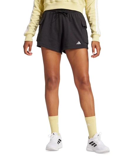 Женские карго-шорты Adidas Essentials, черные