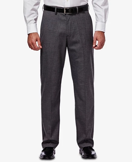 Мужские костюмные брюки Haggar JMH Premium Stretch, серые