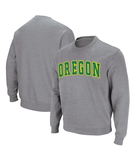 Мужская толстовка Colosseum Oregon Ducks с логотипом, серая