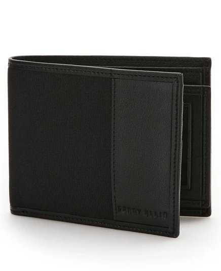 Мужской кожаный бумажник Perry Ellis Portfolio Ombre Horizon черный