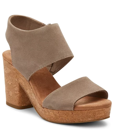  Женские городские босоножки Majora на платформе ballet pink suede