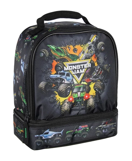 Ланч-бокс Monster Jam Grave Digger Megalodon, черный