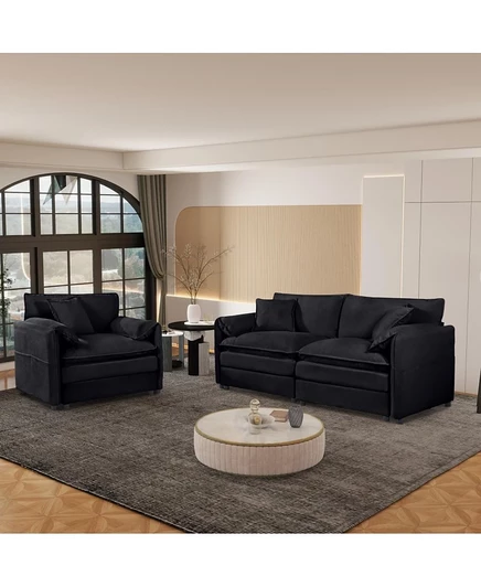 Роскошный комплект диванчика Streamdale Furniture из 2 предметов 