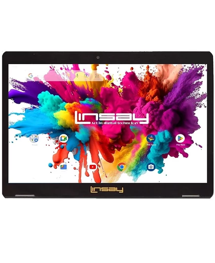 Планшет LINSAY 10.1″ Octa-Core 4/128 ГБ Android 15, черный