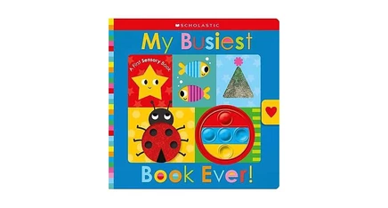 Интерактивная книга My Busiest Book Ever Scholastic, до 2 лет