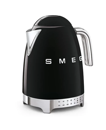 Электрический чайник Smeg 1,7 л с терморегулятором, черный