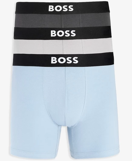 Мужские боксер-брифы BOSS by Hugo Boss, 3 шт, разноцветные