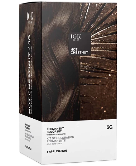 Набор краски для волос IGK Hair, 6 предметов, каштан