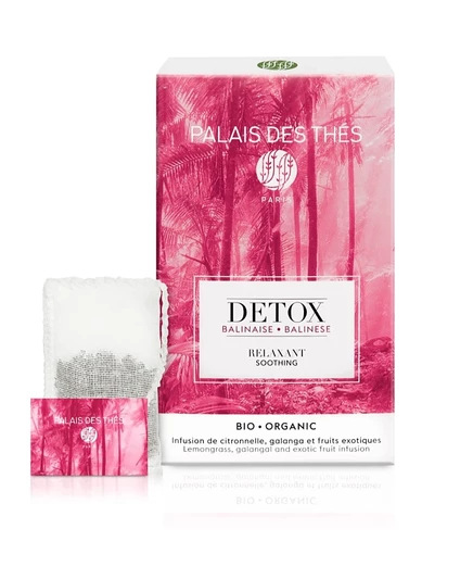 Чай Palais des Thés Balinese Detox успокаивающий, 20 пакетиков