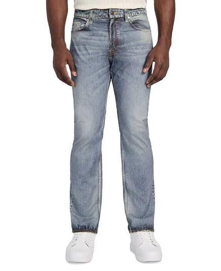 Мужские джинсы Guess Rodeo regular с цифровым принтом, синие