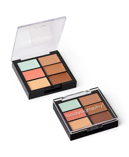 Палитра корректоров Bodyography Pro Correct Concealer Palette, 0,35 унции, без цвета