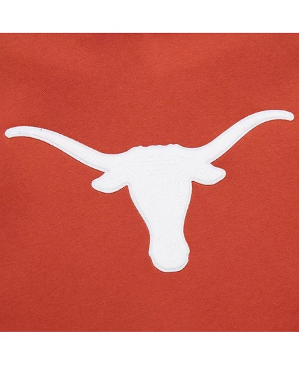 Мужской флисовый пуловер Mitchell & Ness Texas Orange Texas Longhorns texas orange