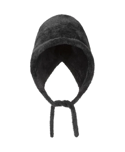 Женская шапка Kangol Faux Fur Knit Bonnet, черная