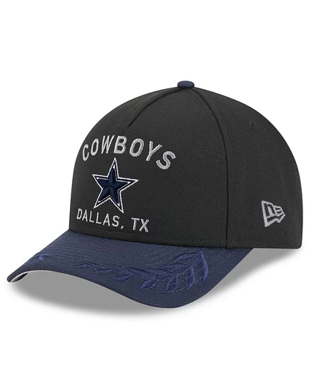 Мужская кепка New Era 9FORTY Dallas Cowboys 2025, черно-синяя